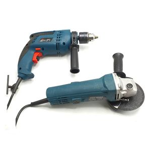 دریل چکشی و مینی فرز باس مدل bs 5835 802 مجموعه 2 عددی